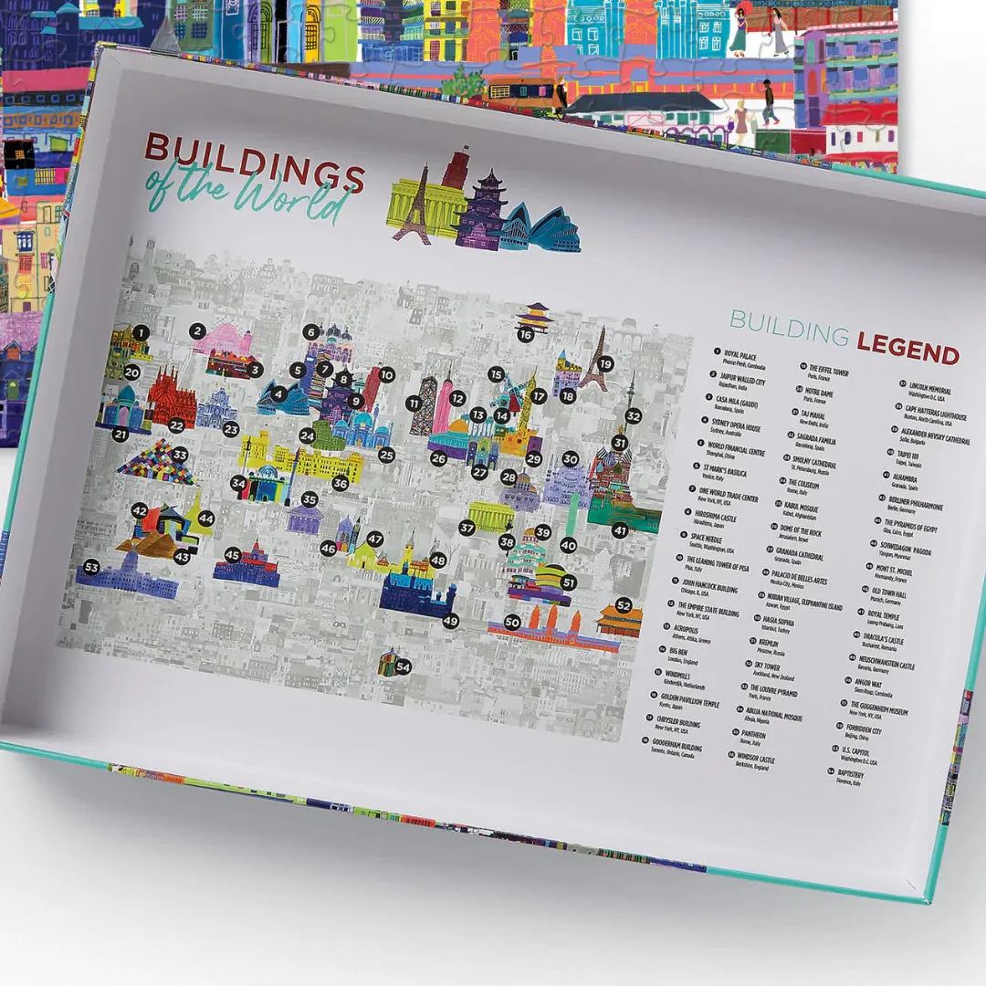 1000pc Boxed Puzzle Buildings of the World