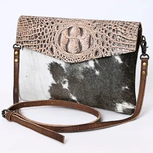 ADBGS178AZ American Darling Hair On Crocodile Embossed Genuine Leather Women Bag Western Handbag Purse