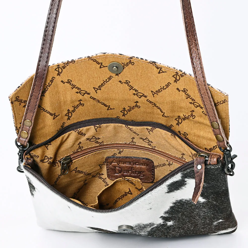 ADBGS178AZ American Darling Hair On Crocodile Embossed Genuine Leather Women Bag Western Handbag Purse