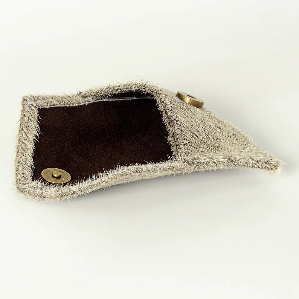 American Darling ADBG445BRAH Coin Purse Hair On Genuine Leather women bag western handbag purse