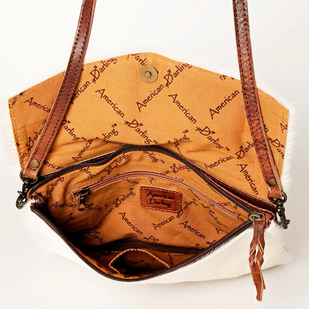 American Darling ADBGS178R Envelope Hair-On Genuine Leather Women Bag Western Handbag Purse