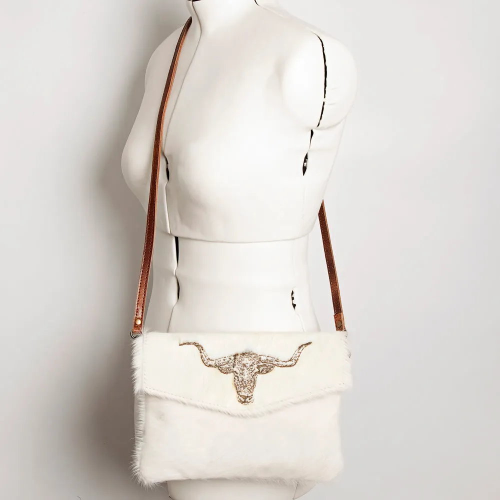 American Darling ADBGS178R Envelope Hair-On Genuine Leather Women Bag Western Handbag Purse