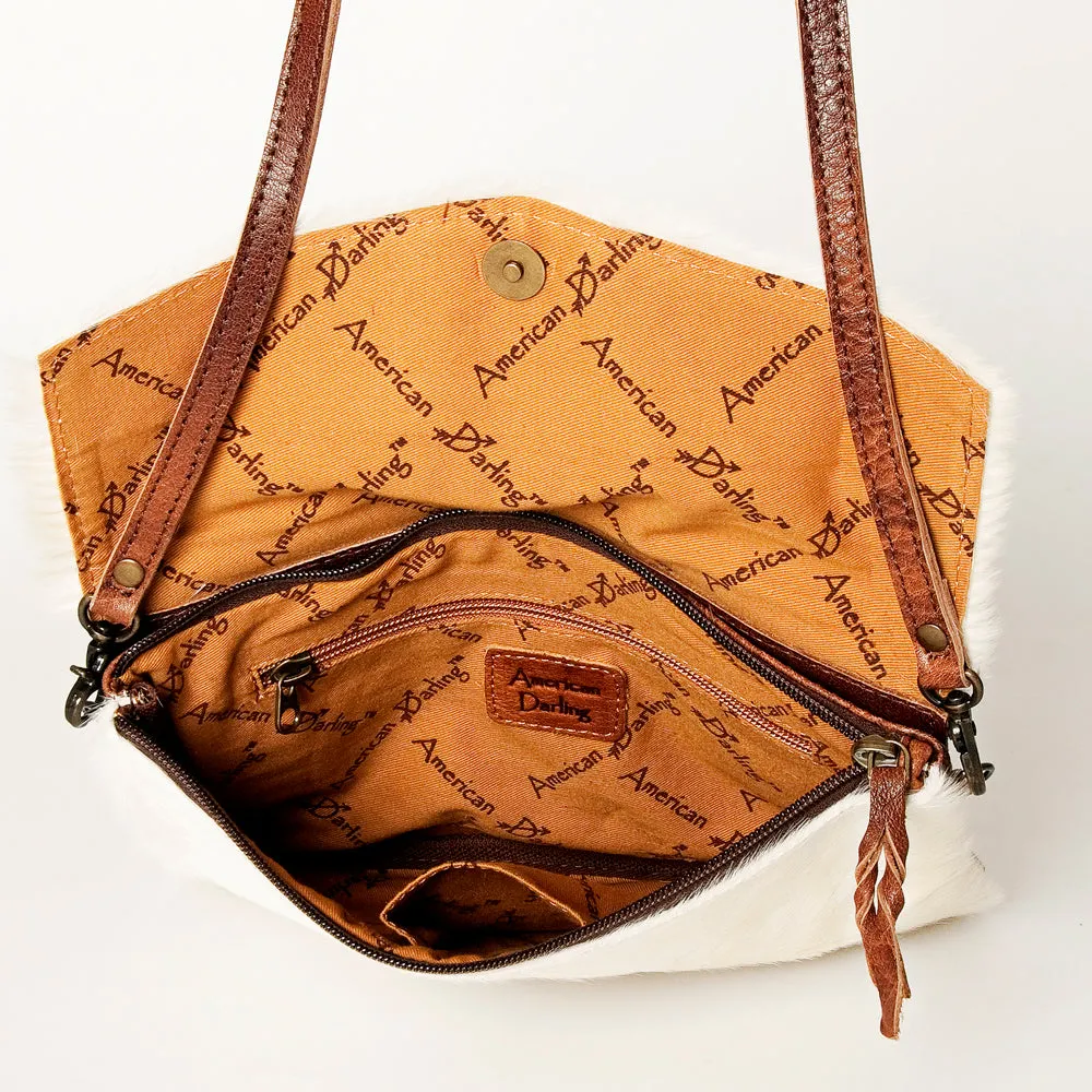 American Darling ADBGS178U Envelope Hair-On Genuine Leather Women Bag Western Handbag Purse