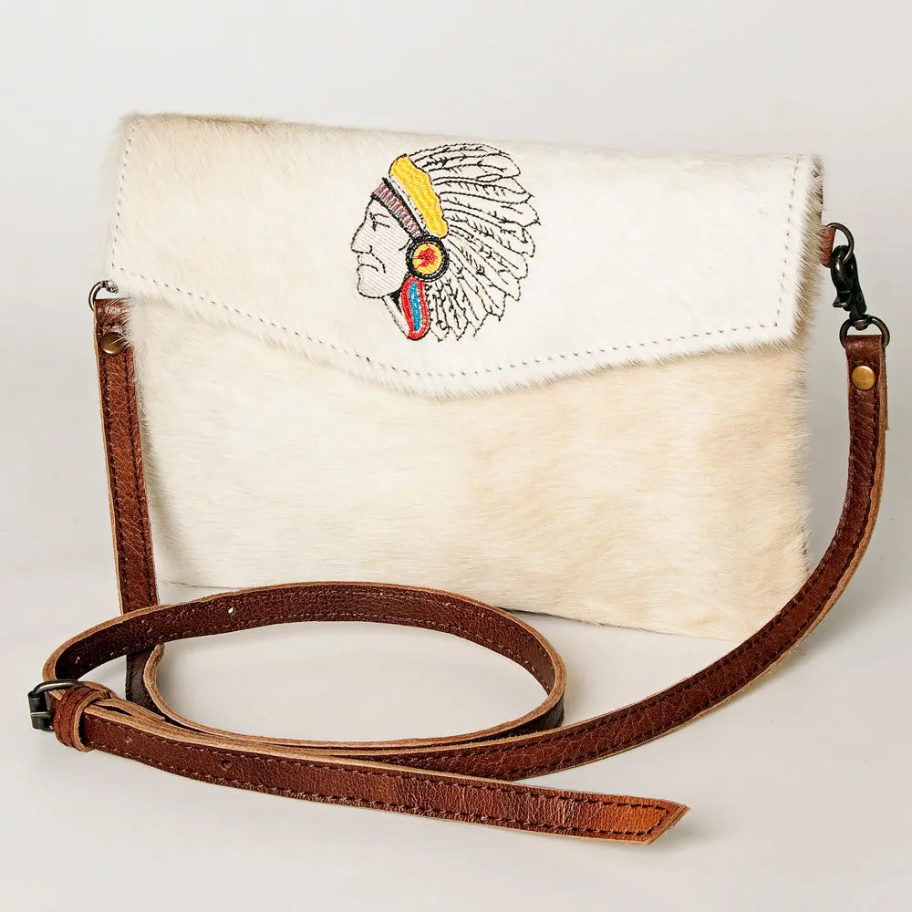 American Darling ADBGS178U Envelope Hair-On Genuine Leather Women Bag Western Handbag Purse