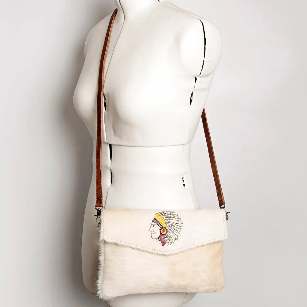 American Darling ADBGS178U Envelope Hair-On Genuine Leather Women Bag Western Handbag Purse