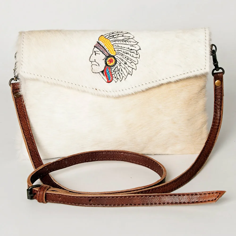 American Darling ADBGS178U Envelope Hair-On Genuine Leather Women Bag Western Handbag Purse