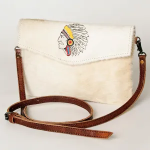 American Darling ADBGS178U Envelope Hair-On Genuine Leather Women Bag Western Handbag Purse