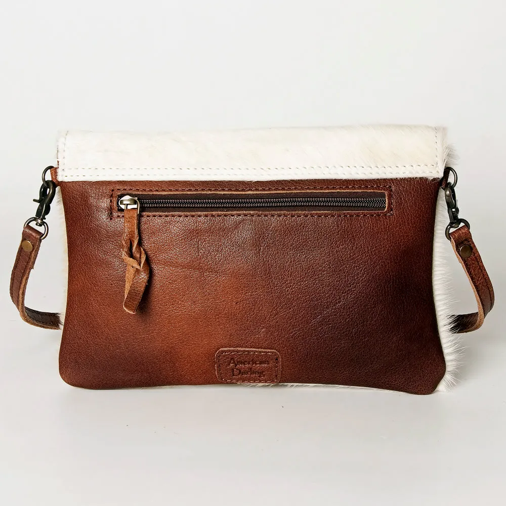 American Darling ADBGS178U Envelope Hair-On Genuine Leather Women Bag Western Handbag Purse
