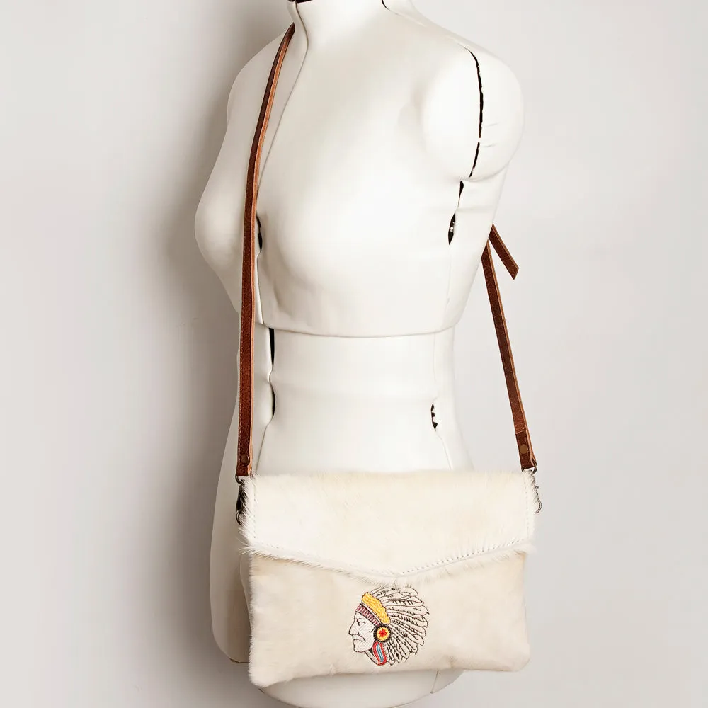 American Darling ADBGS178V Envelope Hair-On Genuine Leather Women Bag Western Handbag Purse