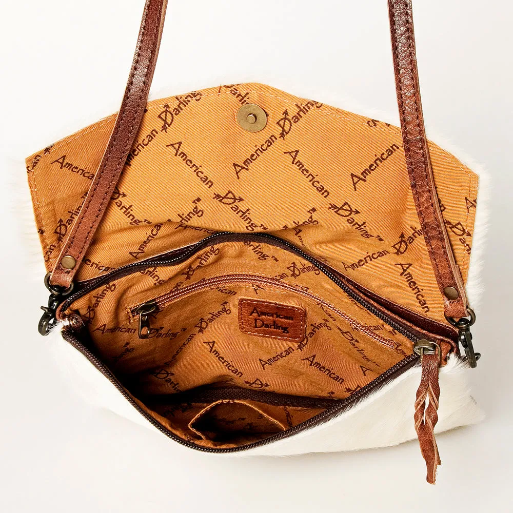 American Darling ADBGS178V Envelope Hair-On Genuine Leather Women Bag Western Handbag Purse