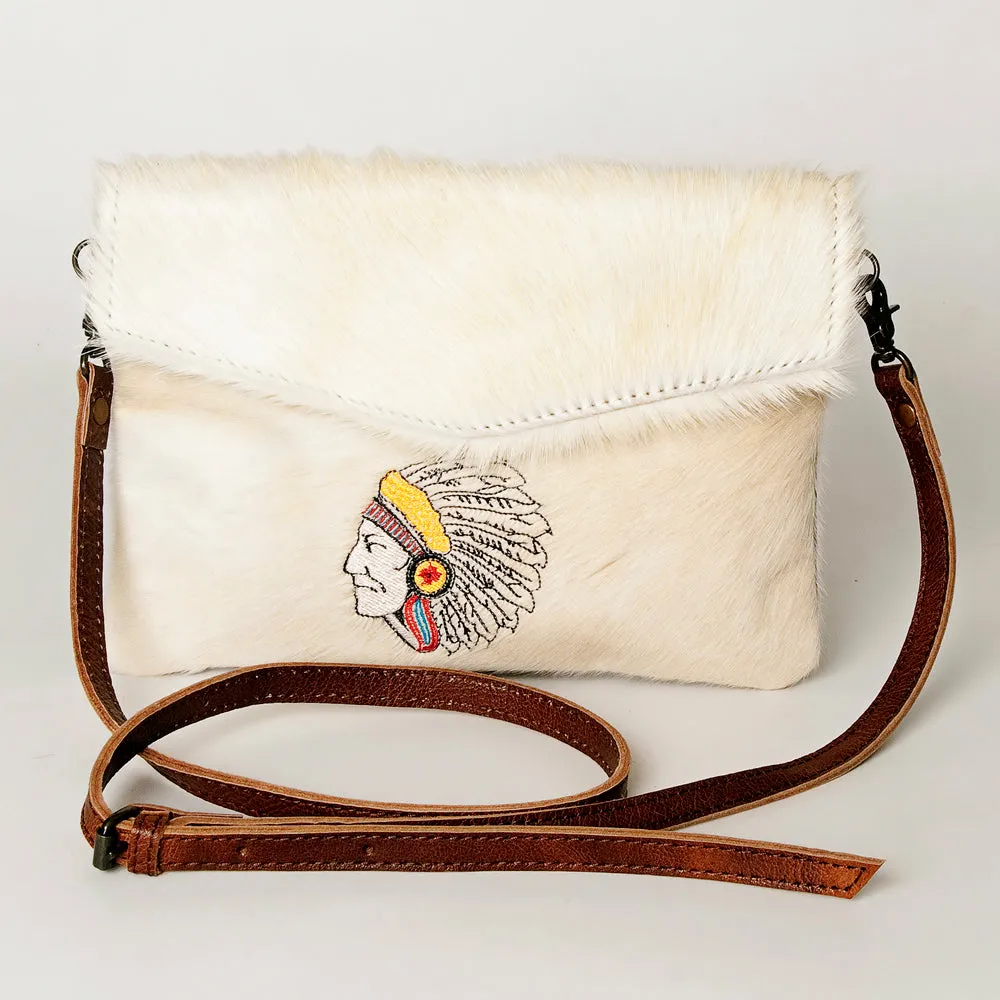 American Darling ADBGS178V Envelope Hair-On Genuine Leather Women Bag Western Handbag Purse