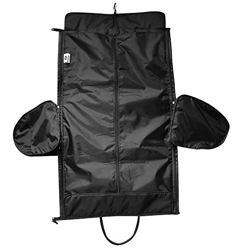 Andrew Philips Leather Nylon Metro Convertible Duffle/Garment Bag In Brown