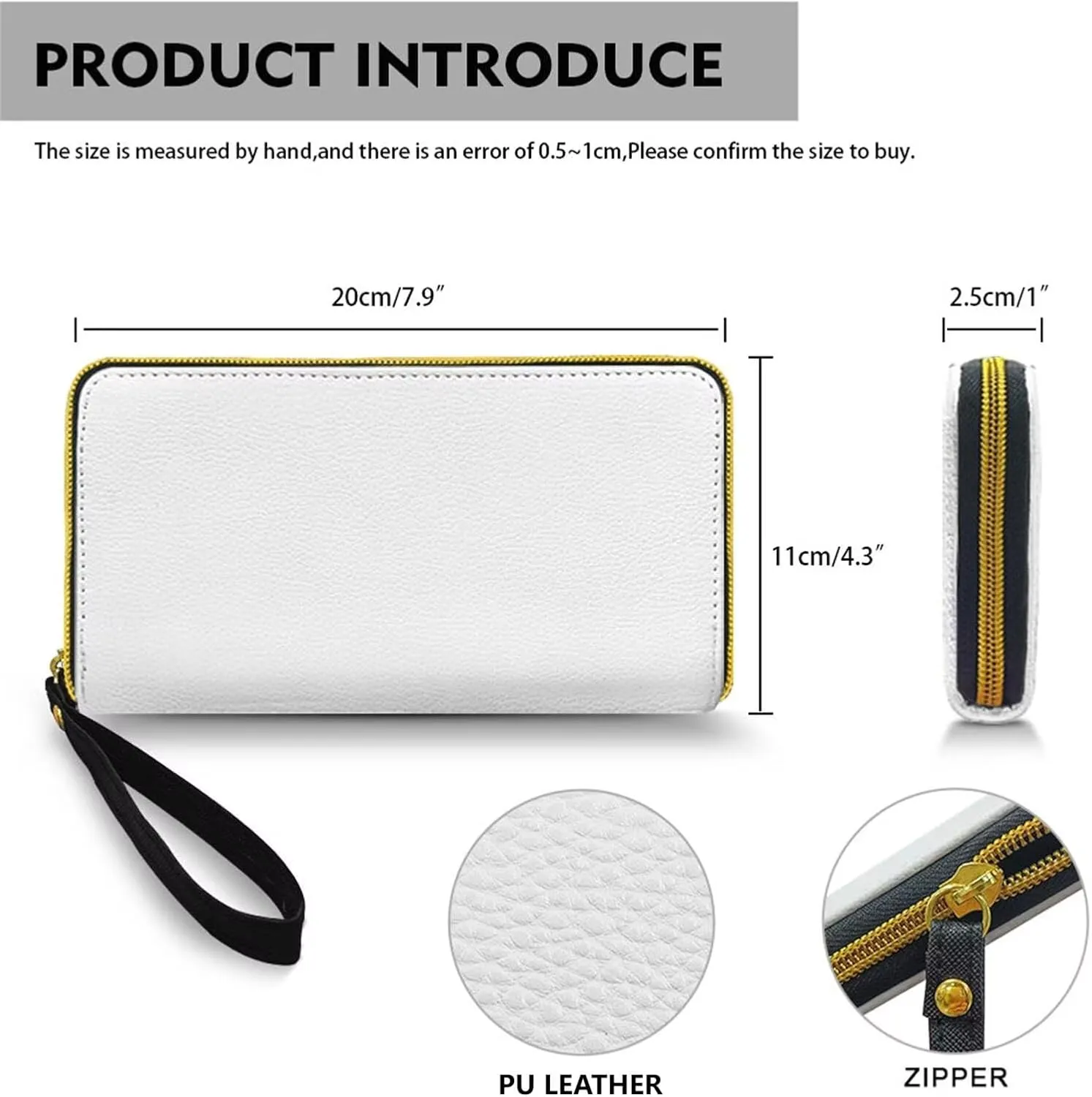 Aqua Green Fluid Shape Money Manager Zipper Long Wallet for Women, Water Bubble Pattern Credit Card Holder Clutch Long Ladies Billfold Purse with Wristlet