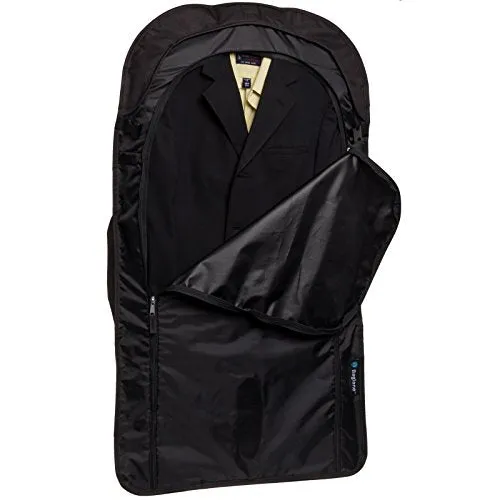 Baglane Garment Suit Bag Travel Carry On Garment Bag (Black)