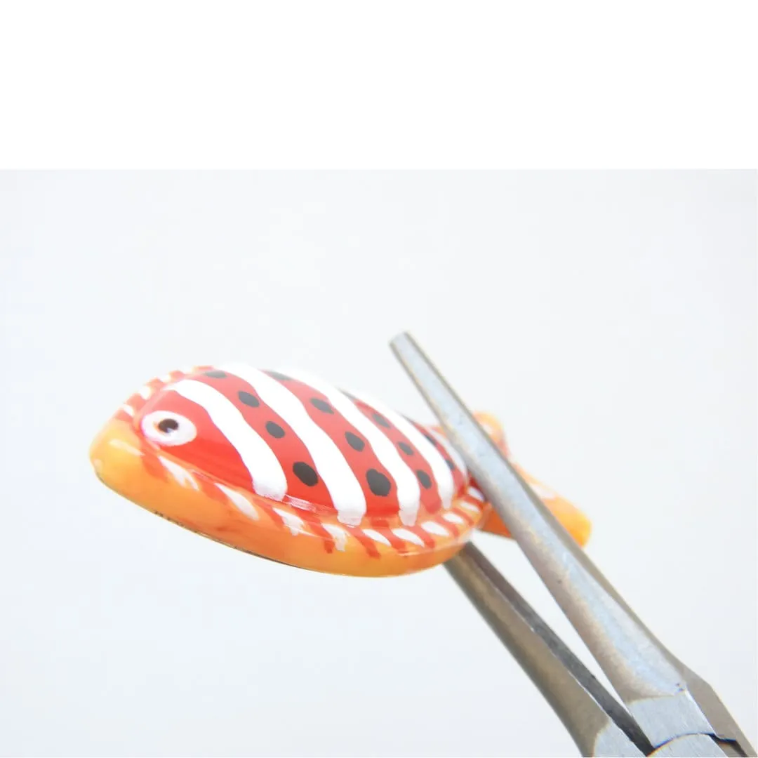 Big Red Fish Button for Decorating