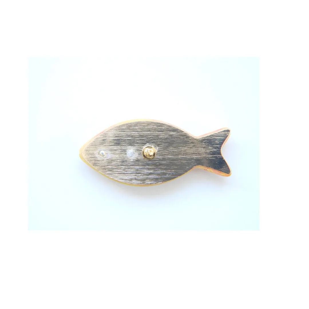 Big Red Fish Button for Decorating