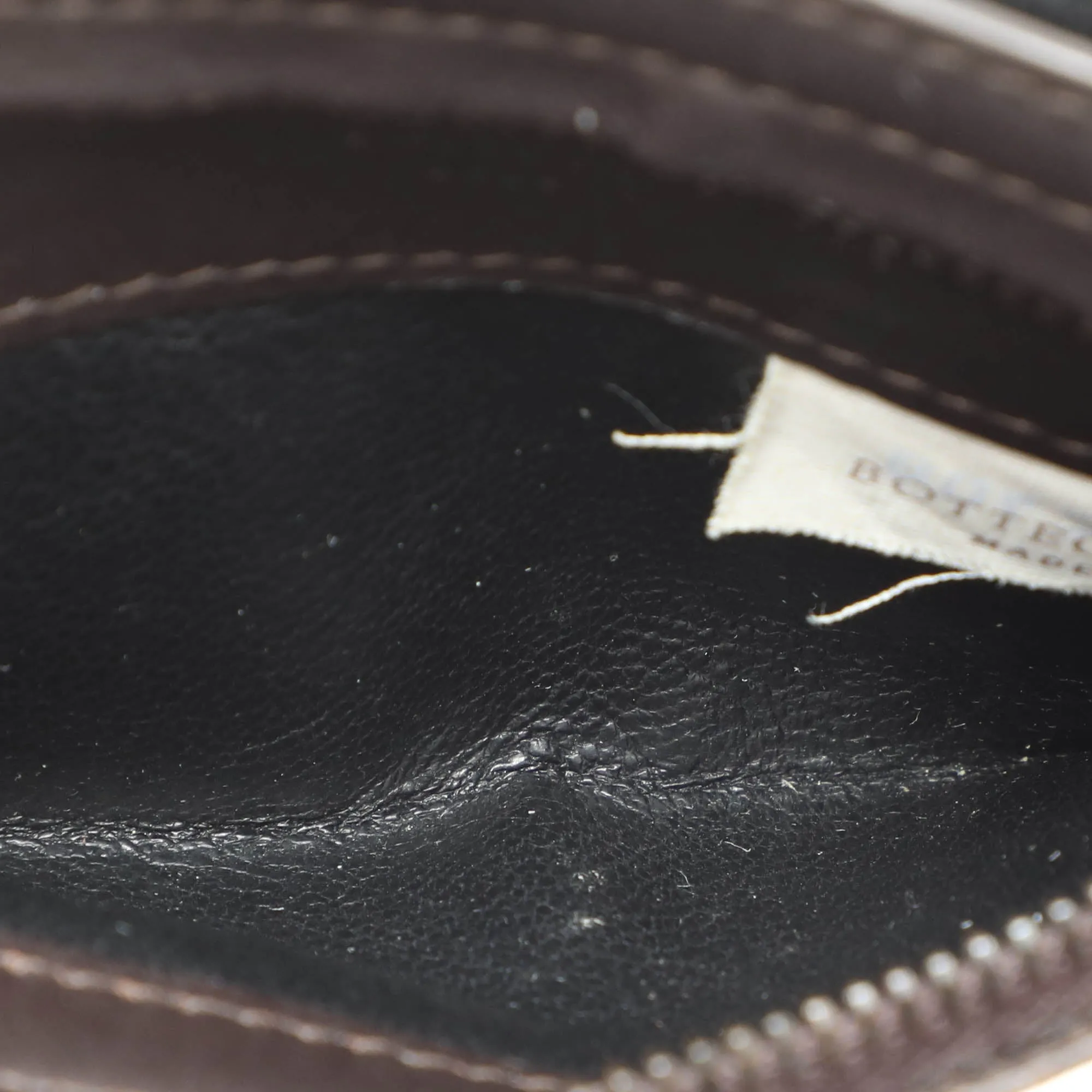 Bottega Veneta Brown Leather Intrecciato Card Holder