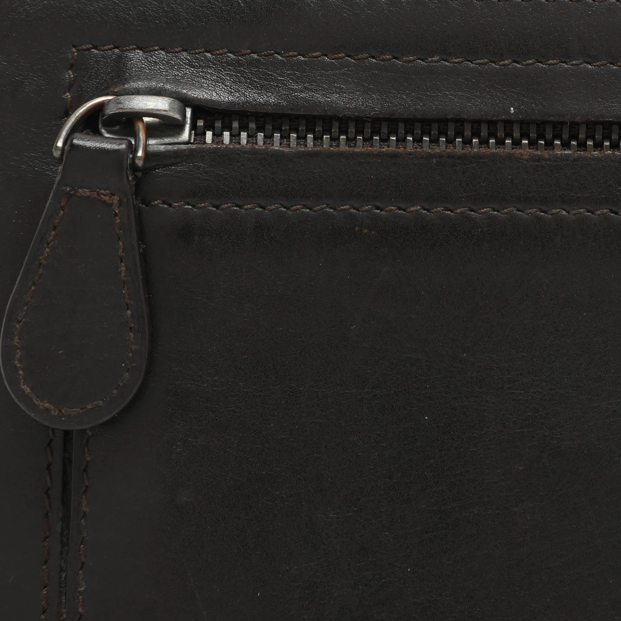 Bottega Veneta Brown Leather Intrecciato Card Holder