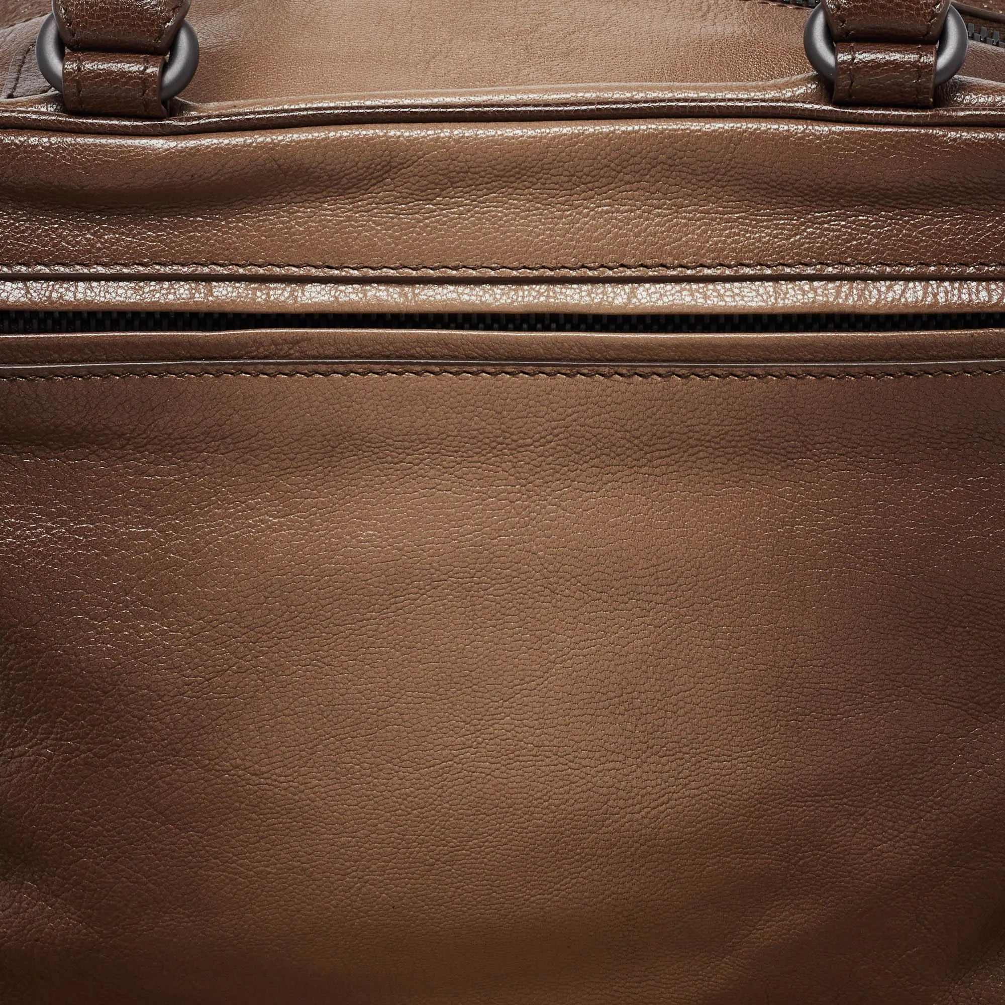 BOTTEGA VENETA Brown Ombre Leather Brera Bowler Bag