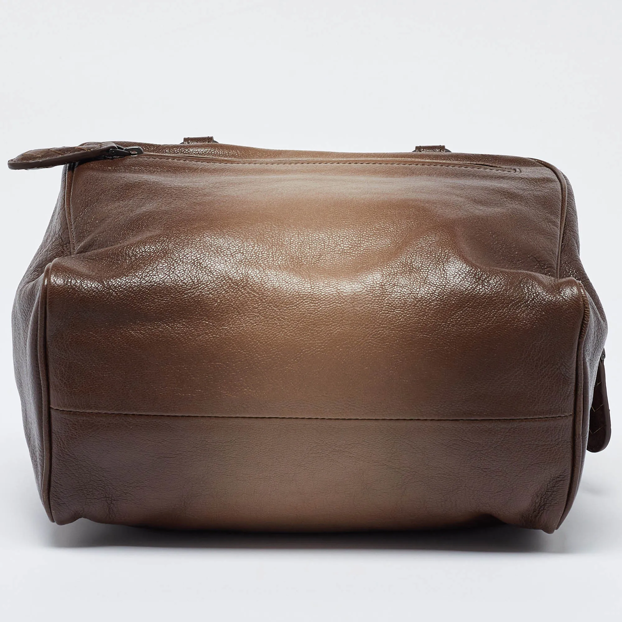BOTTEGA VENETA Brown Ombre Leather Brera Bowler Bag