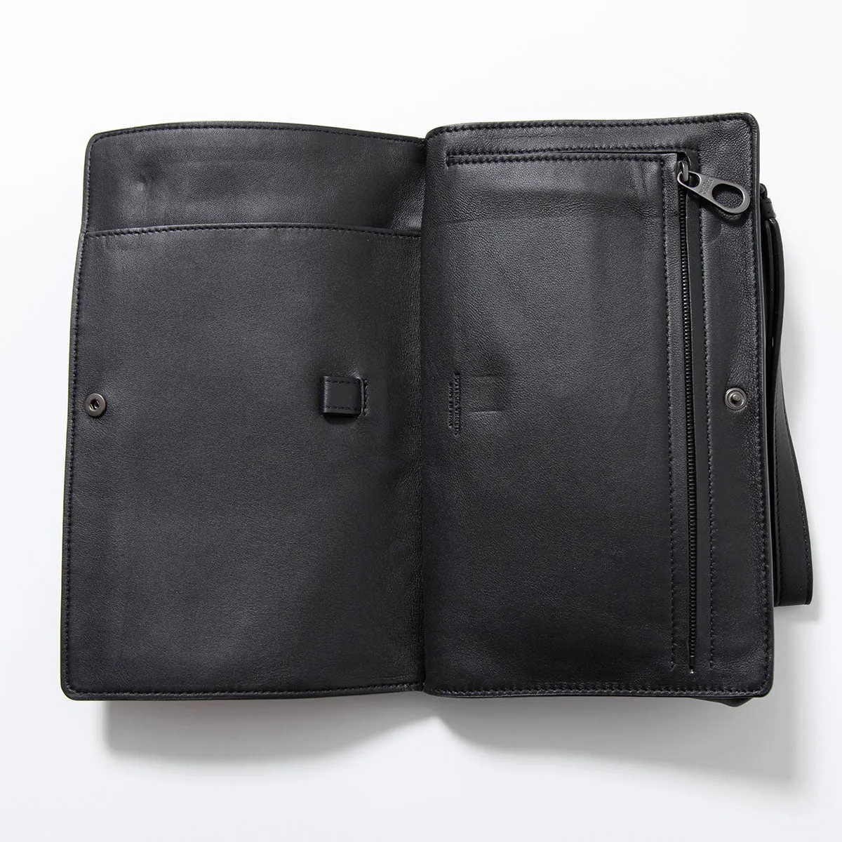 Bottega Veneta Intrecciato Leather Wristlet Clutch Bag