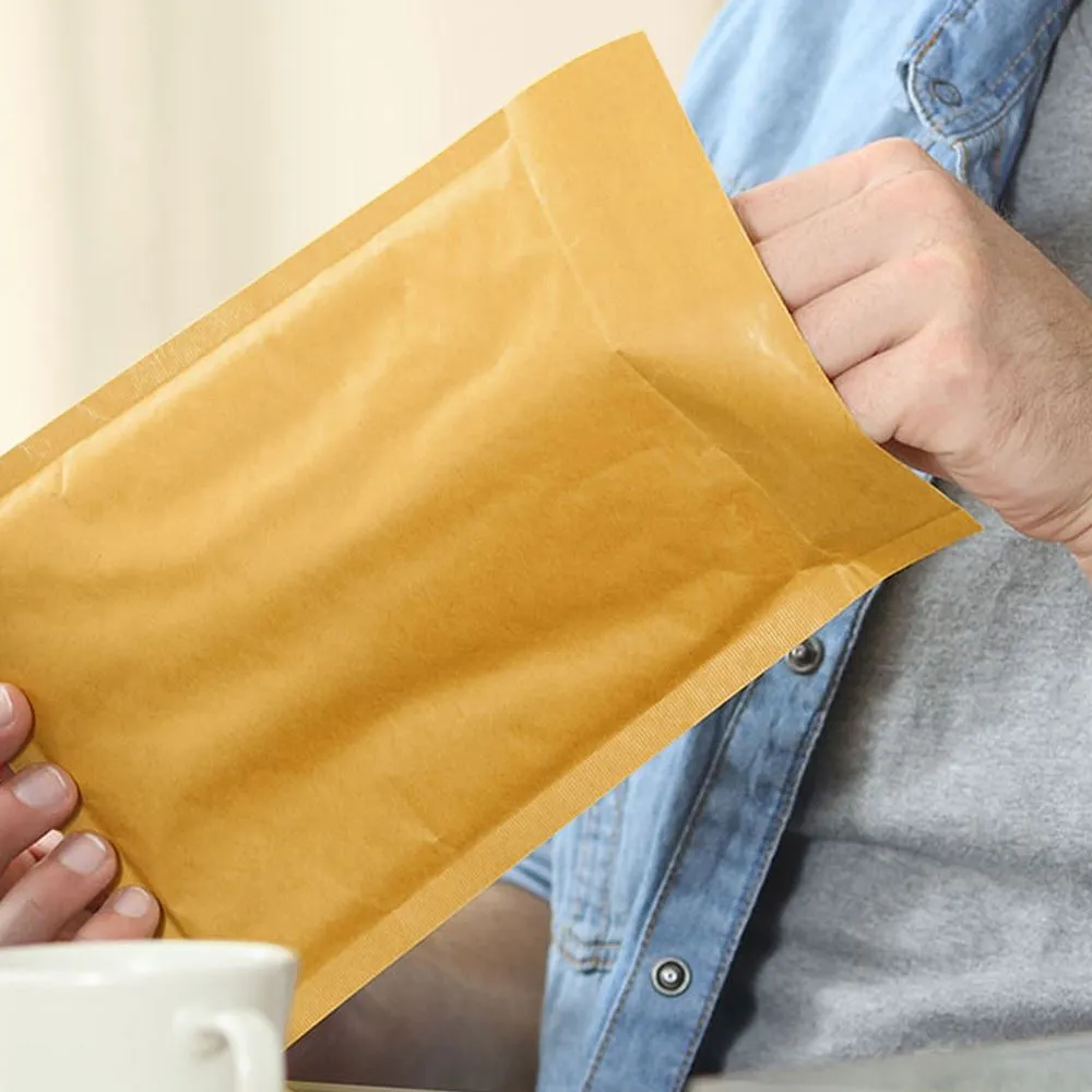 Bubble Envelope Mailer, Gold, 110mm x 165mm, All Pack