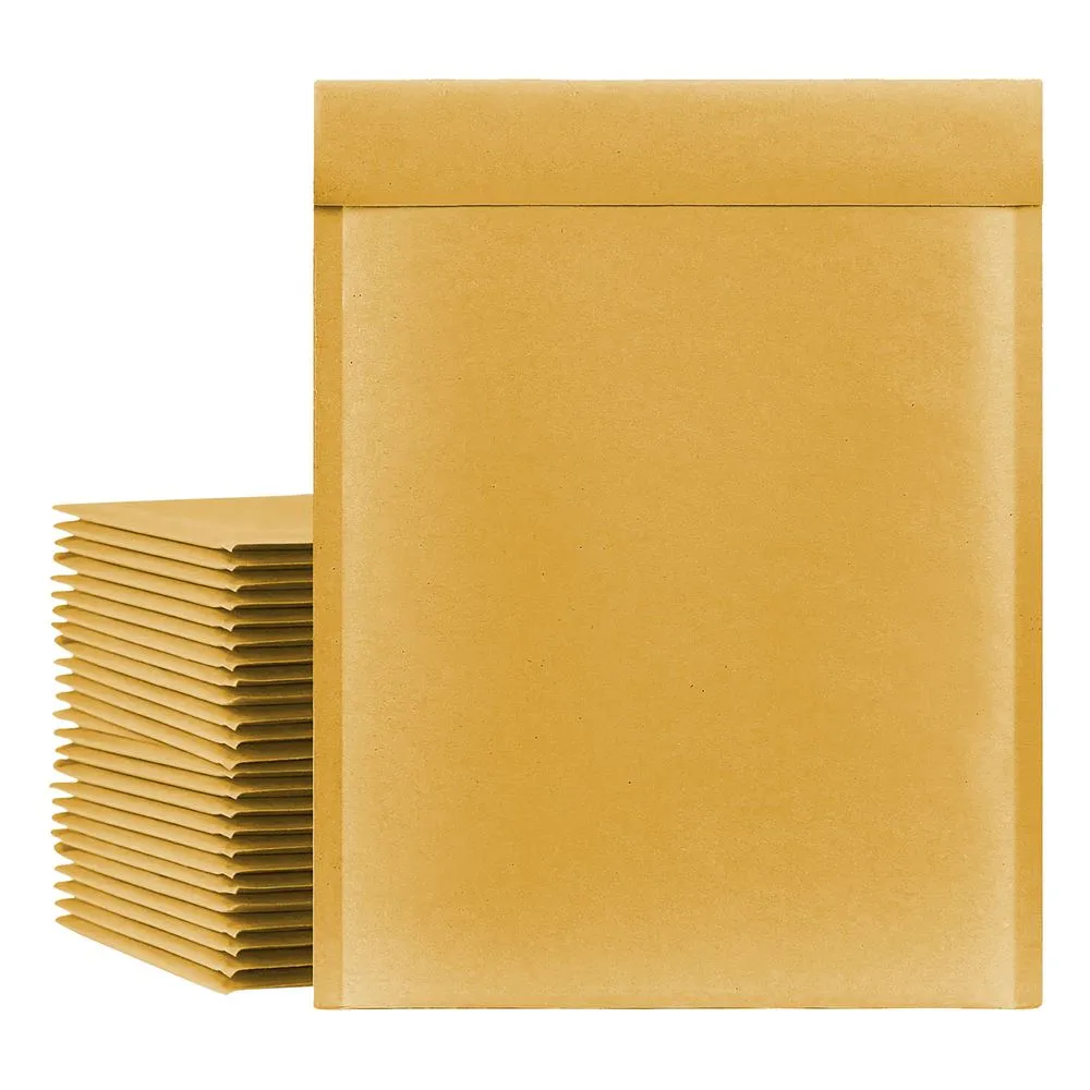 Bubble Envelope Mailer, Gold, 110mm x 165mm, All Pack
