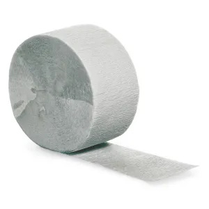 Bulk Shimmering Silver Crepe Streamer 81 ft (12 per Case)