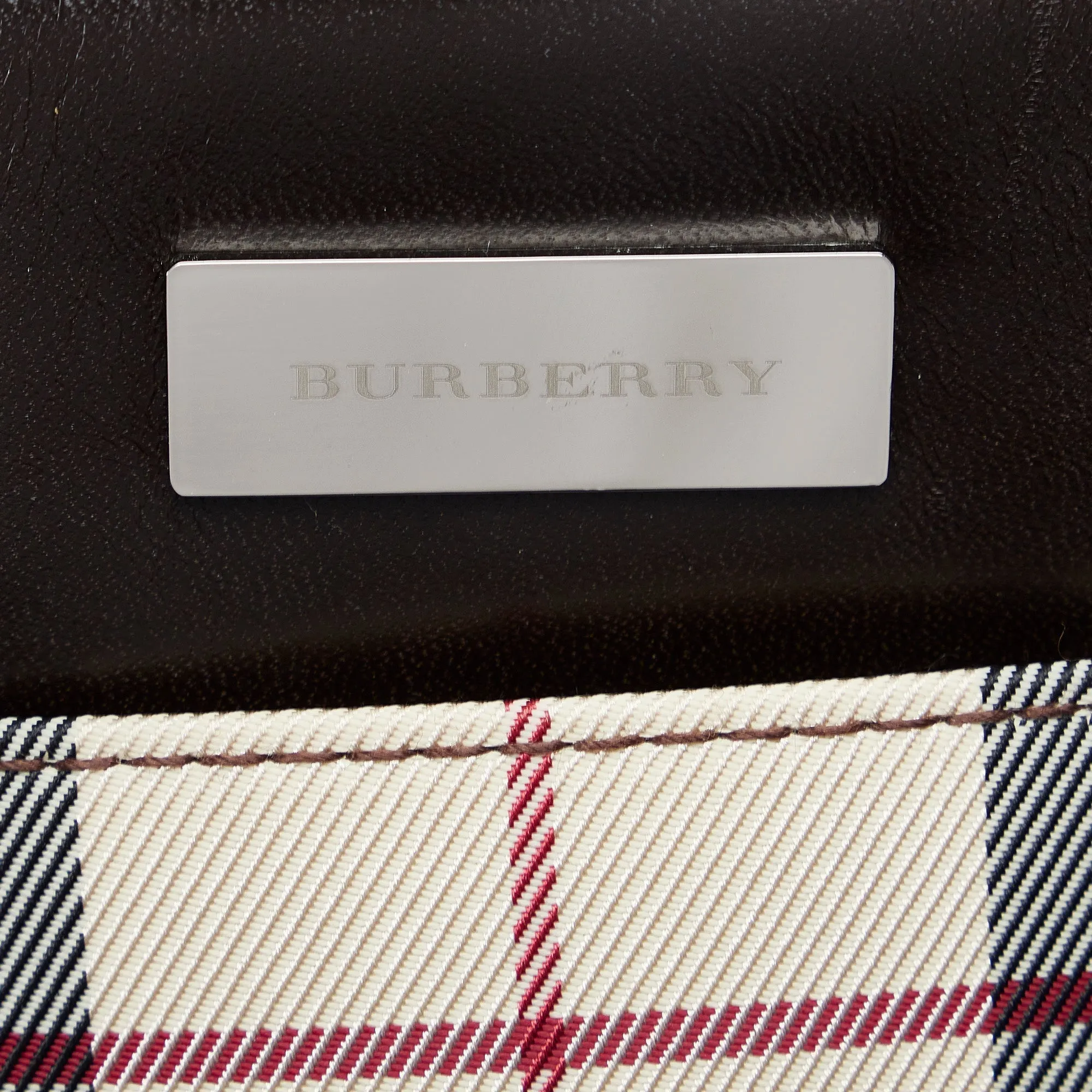 Burberry Handbag Brown House Check Canvas