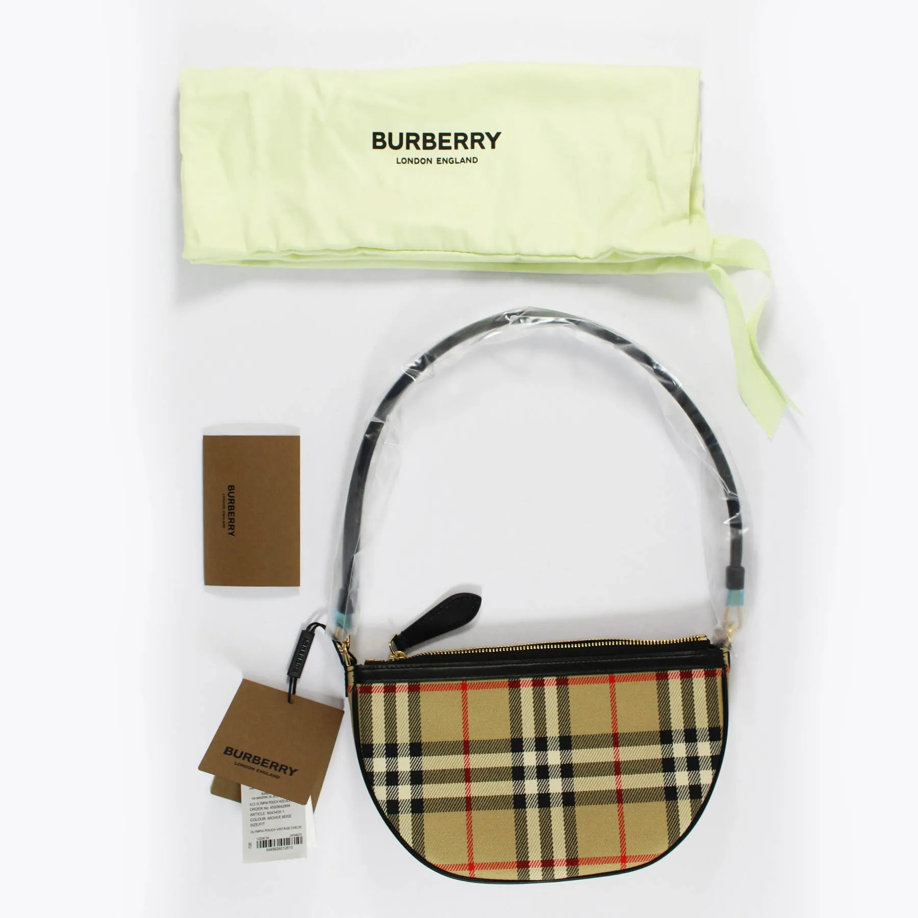 Burberry Pouch Olympia Archive Beige Check Shoulder Bag REDUCED - SALE