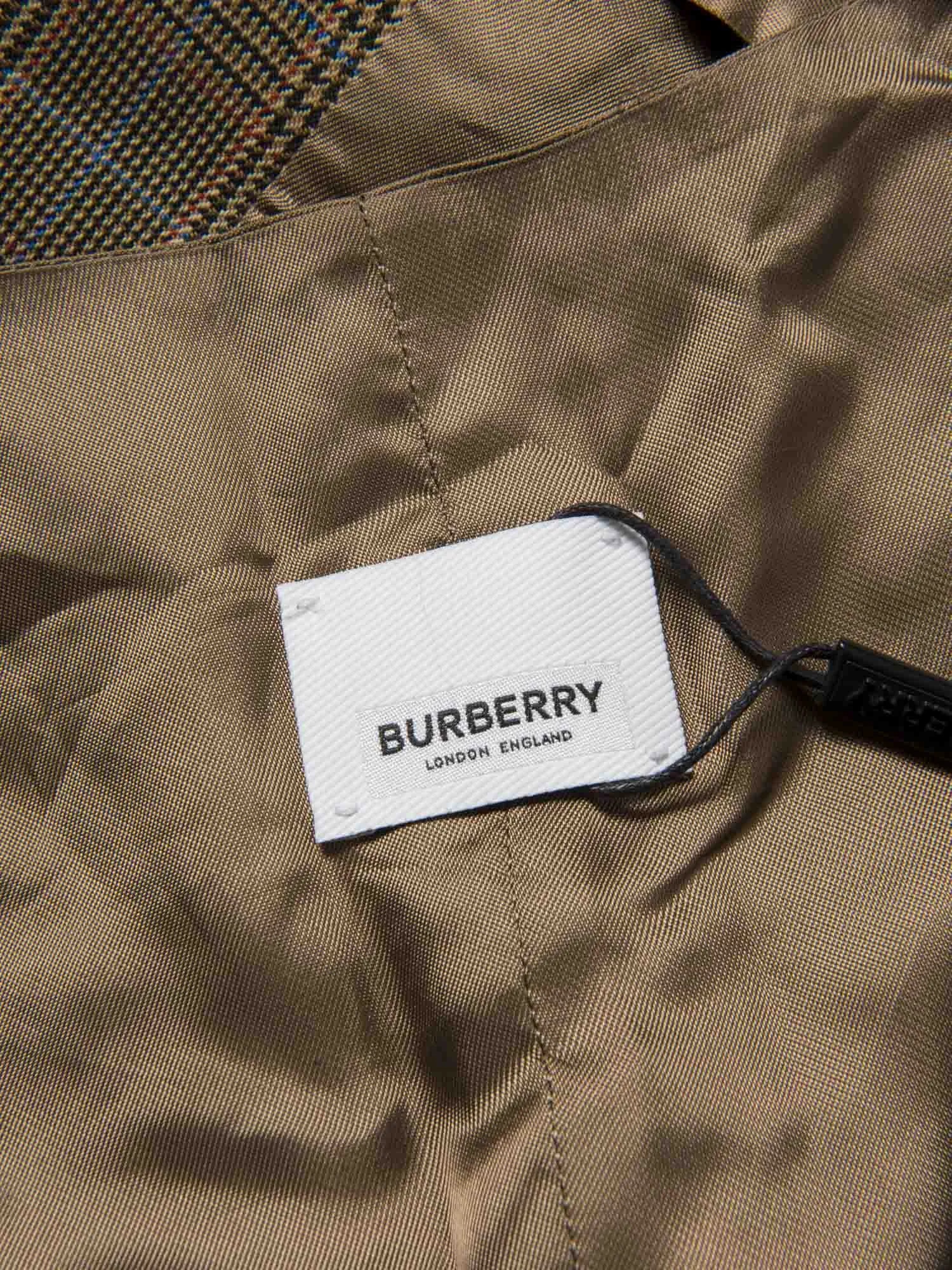Burberry Wool Check Sleeveless Vest Brown
