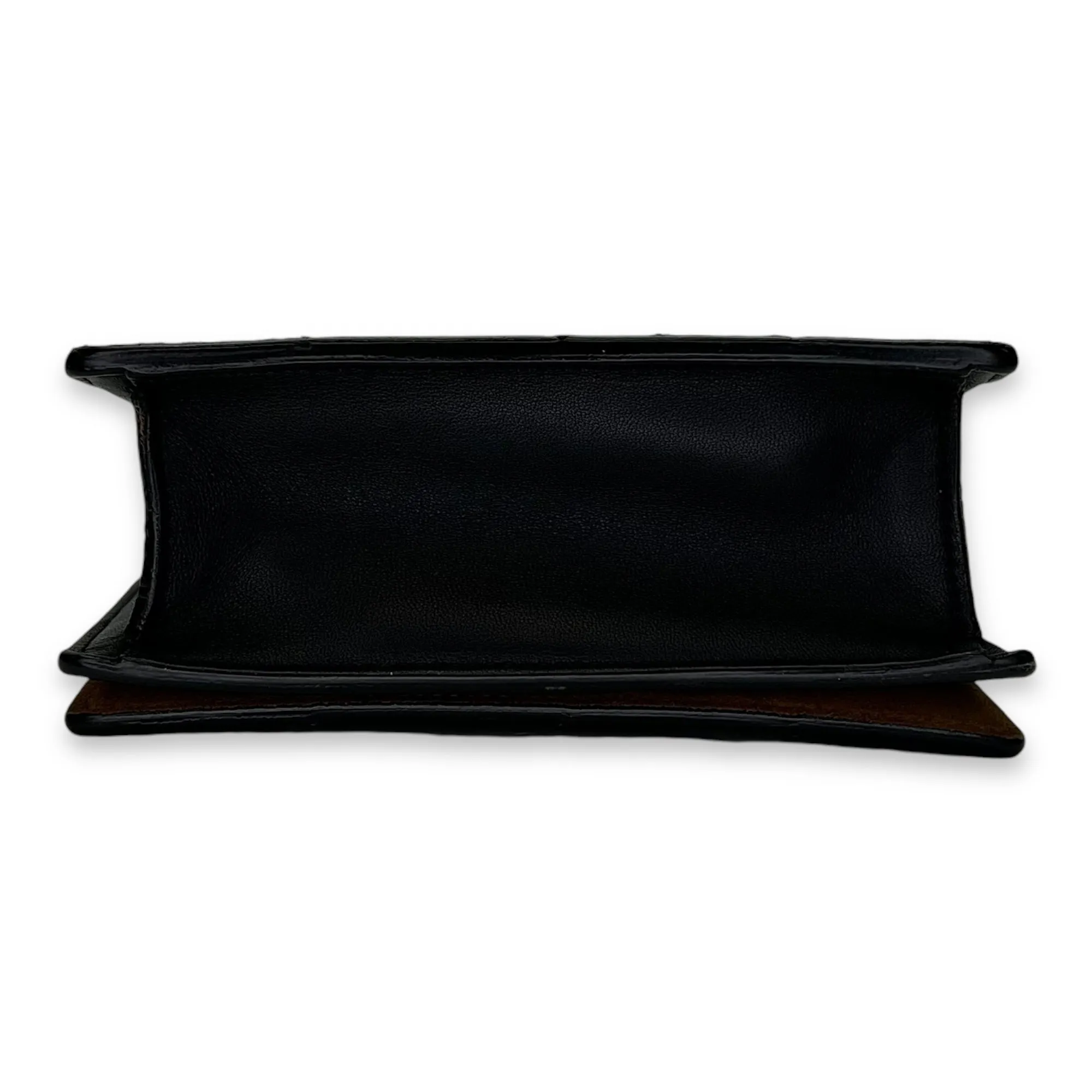 Cassette Crossbody Bag Black in Lambskin