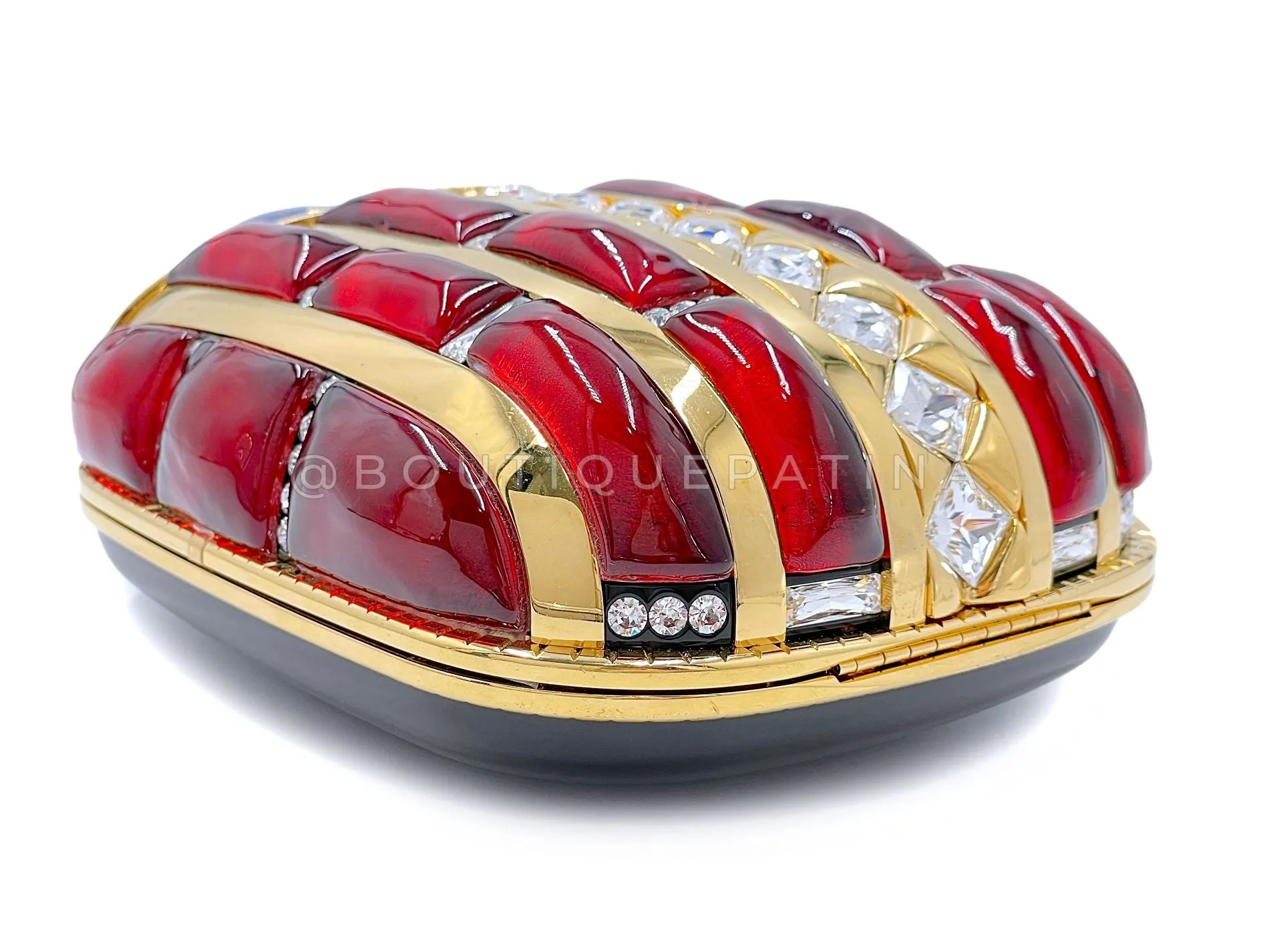 Chanel 19A Egypt Paris-New York Scarab Minaudière Evening Clutch Bag 3XY