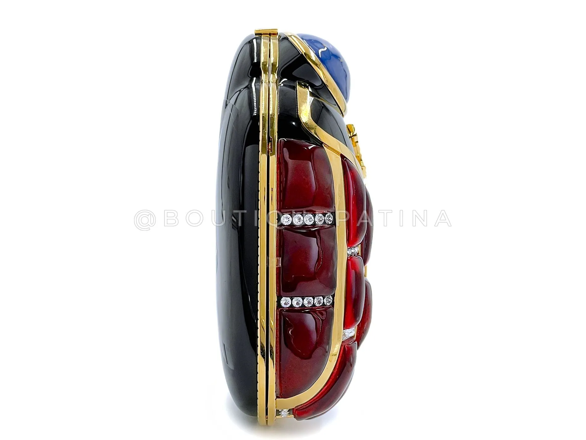 Chanel 19A Egypt Paris-New York Scarab Minaudière Evening Clutch Bag 3XY