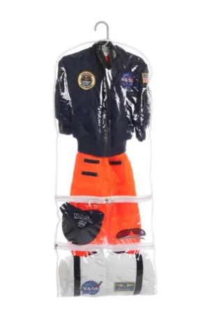 Childrens Mini Costume Garment Bag Kids Clothing 16X40 Transparent Storage 5 Pockets