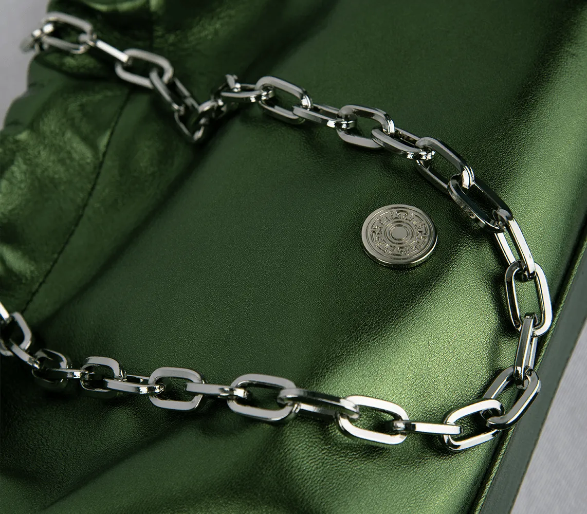 Cloud Clutch Emerald