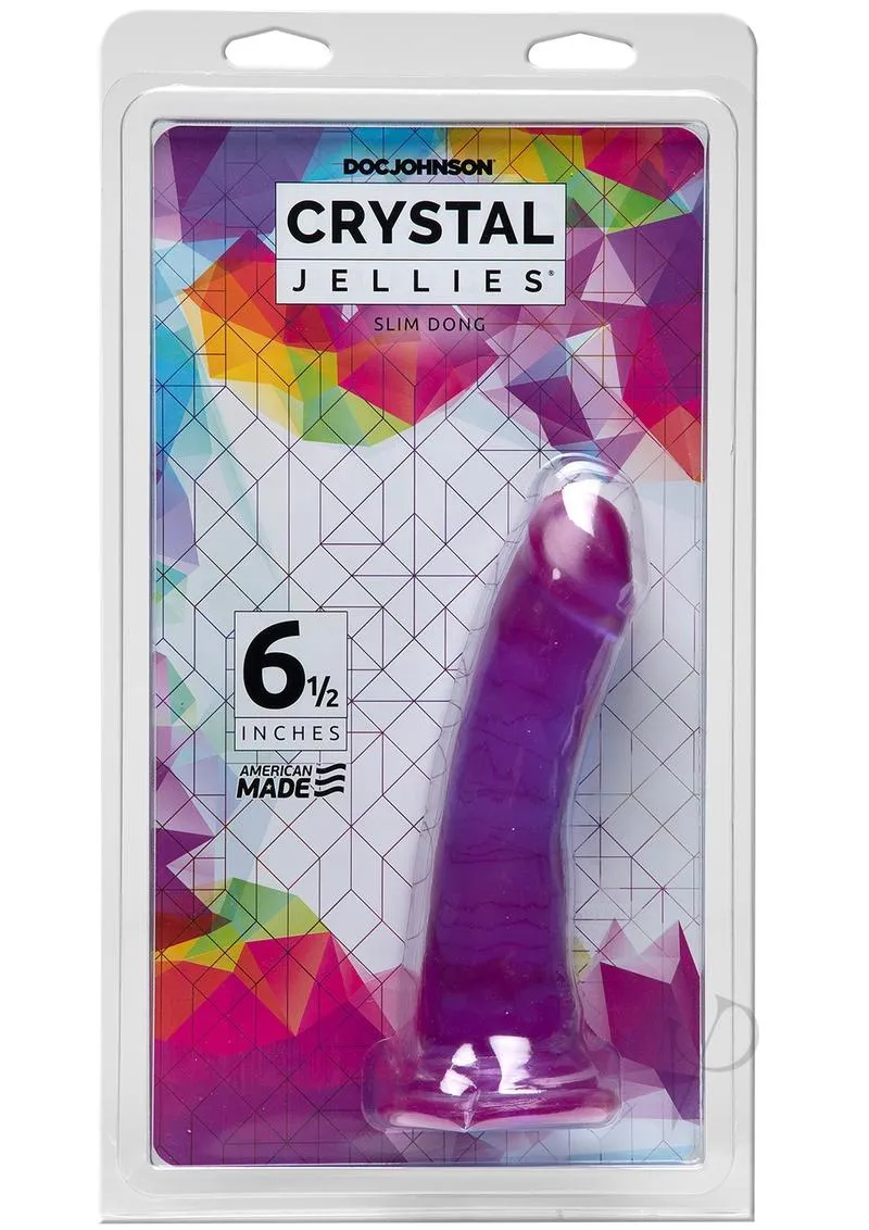 Crystal Jellie Slim Dong 6.5 Purp(disc)