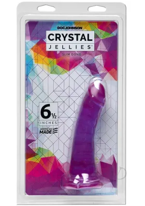 Crystal Jellie Slim Dong 6.5 Purp(disc)