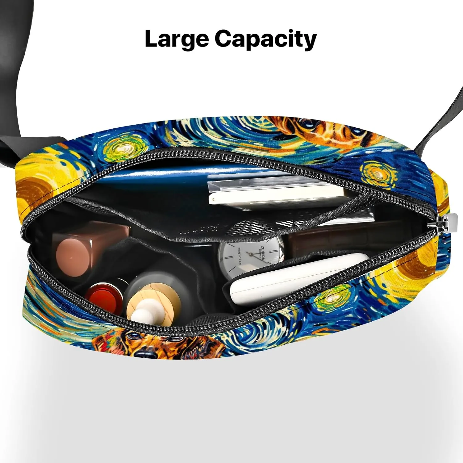 Dachshund Fanny Pack for Women Men Belt Bag Waterproof Waist Bags With Adjustable Straps Phone Purse Wallet Presents for Travel Sports Workout
