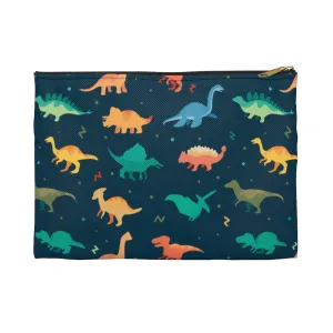 Dinosaur Pencil Case Pouch,  Gifts Dino Lovers Holder Pen Coin Travel Bag Accessory Canvas Zipper Large Small Organizer