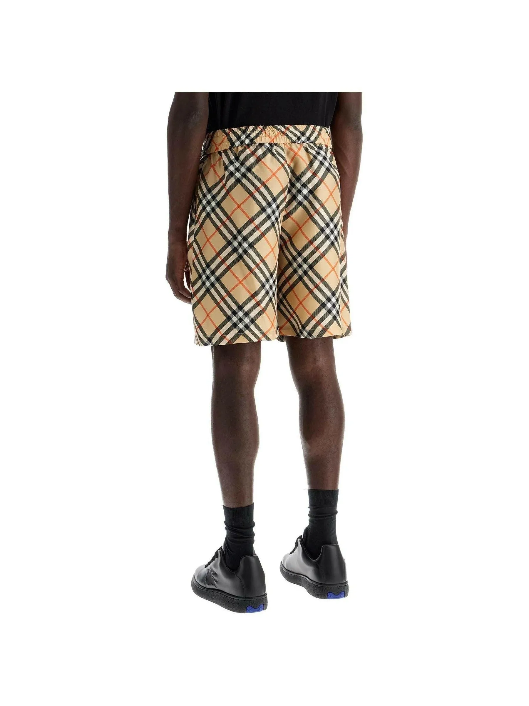 Ered Plaid Silk Shorts
