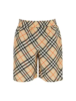 Ered Plaid Silk Shorts