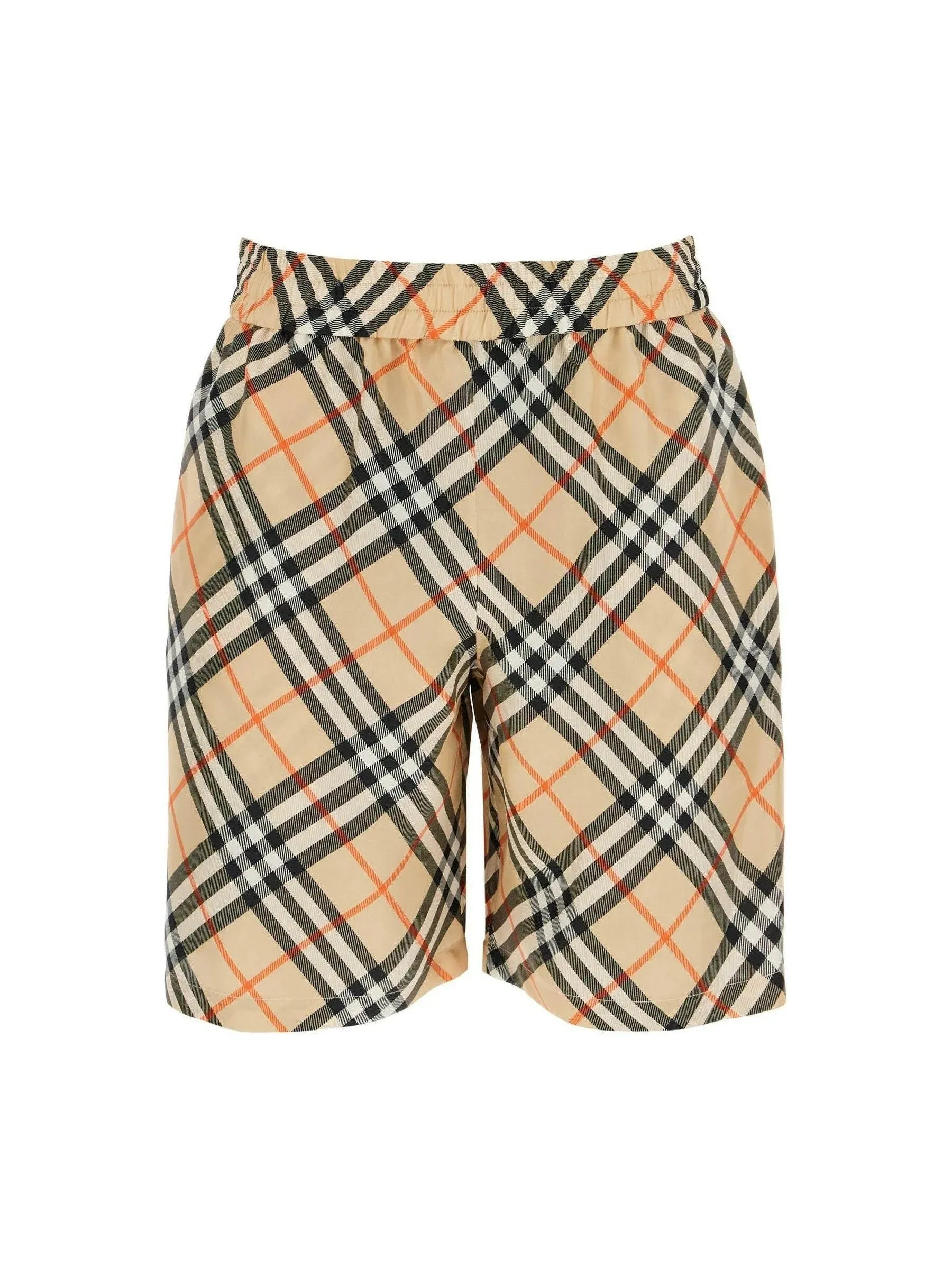 Ered Plaid Silk Shorts