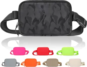 Fanny Packs for Women - Belt Bag for Women - Fanny Pack Crossbody Bags - Black Fanny Pack with Adjustable Strap, Fashion Cross Body Fanny Pack for Running