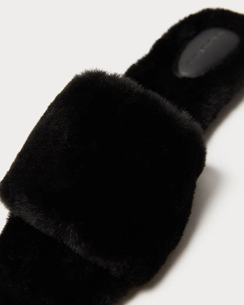 Faux Fur Sandal