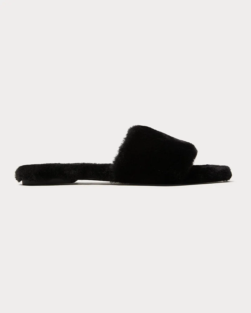 Faux Fur Sandal