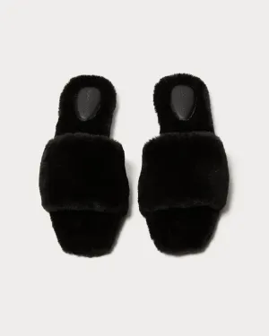 Faux Fur Sandal