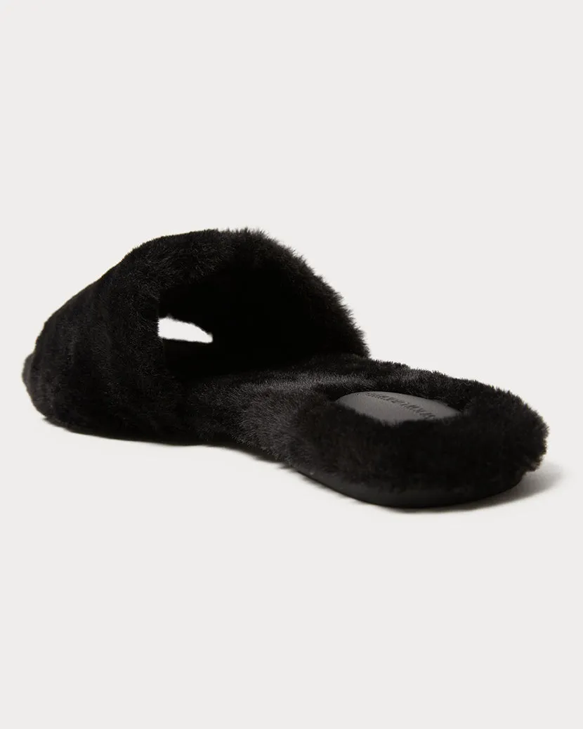 Faux Fur Sandal