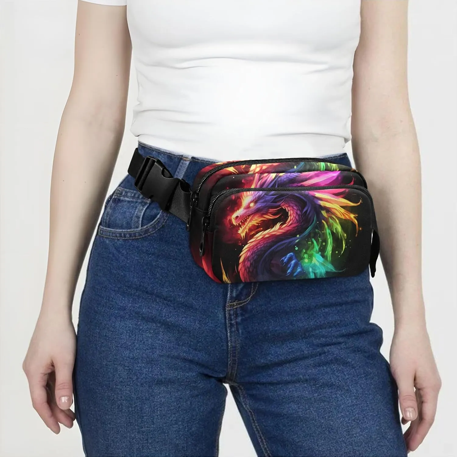 Flame Dragon Fanny Packs for Women Fanny Pack For Men Belt Bag Crossbody Fanny Packs for Women Running Fanny Pack Waist Pack 21341053