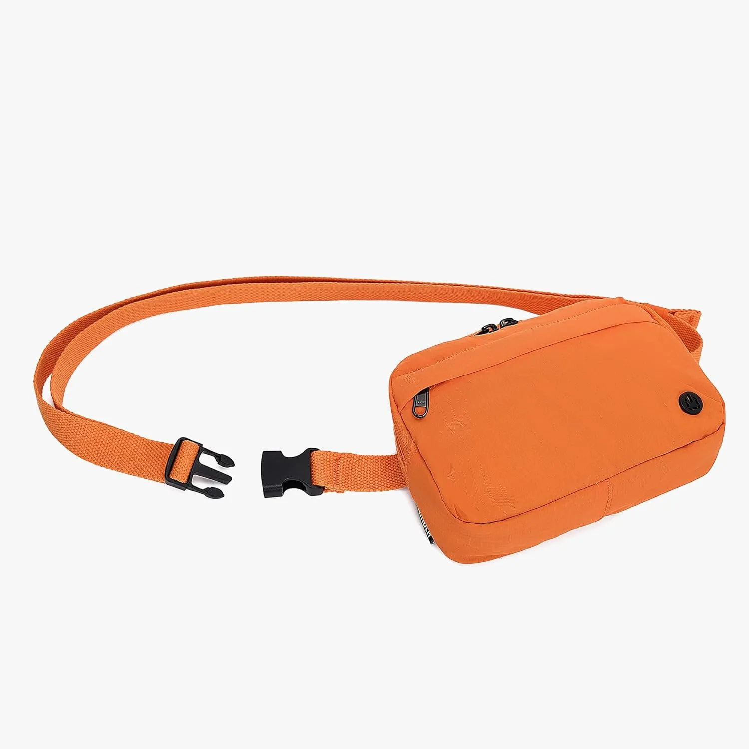 Funny Pack Belt Bag Small Crossbody Unisex for Workout Running Hiking Travel Gift Water Resistant Durable Soft Material multifunctional (Orange)